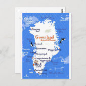 "グリーンランド： 2020/today – 旅行と観光 ポストカード (正面/裏面)