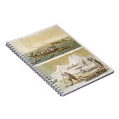 グリーンランド: 「Lからのクジラの魚釣りそしてシールの狩り、 ノートブック (右側)