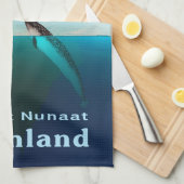 グリーンランド – Narwhal キッチンタオル (四つ折り)