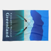 グリーンランド – Narwhal キッチンタオル (横)