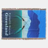 グリーンランド – Narwhal スローブランケット (正面)