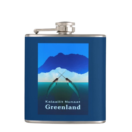 グリーンランド – Narwhal フラスク (正面)