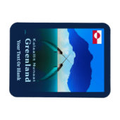 グリーンランド – Narwhal マグネット (横)