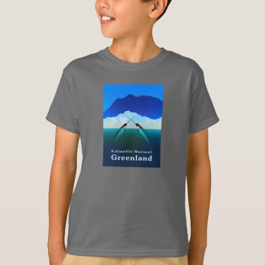 グリーンランド – Narwhal Tシャツ (正面)