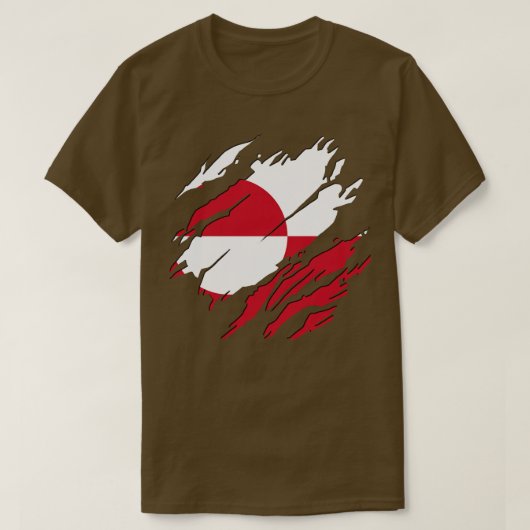 グリーンランド Tシャツ (デザイン正面)