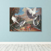 グリーンランドCyr《鳥》ハヤブサ キャンバスプリント (インサイチュ (ウッドフロア))