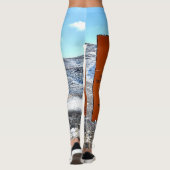 グリーンランドKangerlussuaq爆発的な北極ツンドラ レギンス (裏面)