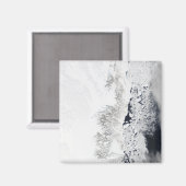 グリーンラン東海岸の衛星観測 マグネット (正面/裏面)