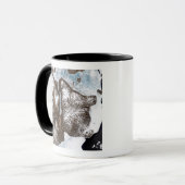 グリーンラン東部の海岸に海氷が並ぶ マグカップ (正面左)