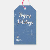 グリーンリきらめくボンクリスマスツリー ギフトタグ (裏面)