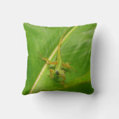 グリーンリザードオングリーンリーフ クッション (裏面)