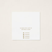 グリーンリザードスキンスタッドイヤリングディスプレイカード (裏面)