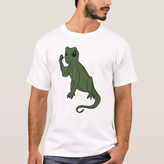 グリーンリザードフレックス Tシャツ (正面)