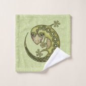 グリーンリザード バスタオルセット (ウォッシュタオル)