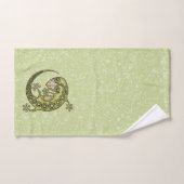 グリーンリザード バスタオルセット (ハンドタオル)