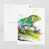 グリーンリザード ポストカード (正面/裏面)