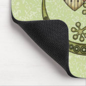 グリーンリザード マウスパッド (コーナー)