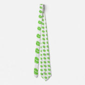グリーンリップ – アイリッシュリップスティックブロセントパトリックの日 ネクタイ (裏面)