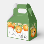 グリーンリトルかわいこちゃんオレンジシトラスベビーシャワー フェイバーボックス (正面サイド)