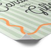 グリーンリトルかわいこちゃんシトラスカード&ギフト ポスター (角)