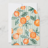 グリーンリトルかわいこちゃんシトラスバースデーパーティー 招待状 (裏面)