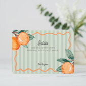 グリーンリトルかわいこちゃんパステルシトラス詳細インサート エンクロージャーカード (スタンド正面)