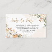 グリーンリトルカボチャ赤ちゃんシャワーベビー エンクロージャーカード (正面)