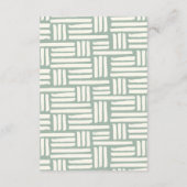 グリーンリトル漁師魚釣りおむつラッフル エンクロージャーカード (裏面)