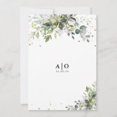 グリーンリハーサルディナー招待状 招待状 (裏面)