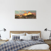 グリーンリバーの崖、ワイオミング キャンバスプリント (インサイチュ (寝室))