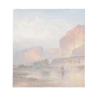 グリーンリバーの崖 – Thomas Moran (1874) ノートパッド