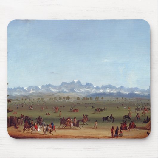 グリーンリバーの近くのランデブー マウスパッド (正面)