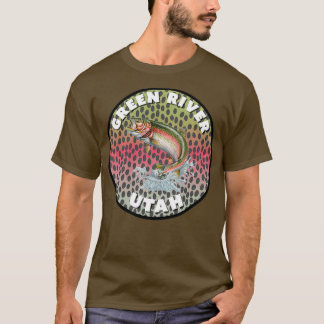 グリーンリバーフライフィッシングユタT Tシャツ