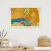 グリーンリバーベースン地質学 ポスター (キッチン)