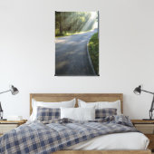 グリーンリバー沿いの霧の中を日の出 キャンバスプリント (インサイチュ (寝室))