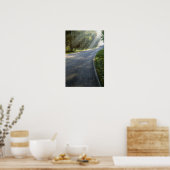 グリーンリバー沿いの霧の中を日の出 ポスター (キッチン)