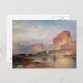 グリーンリバー- 1874年の崖 ポストカード (正面/裏面)