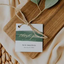 グリーンリボンに感謝 フェイバータグ