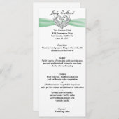 グリーンリボンシルバースワンメニューカード メニュー (正面/裏面)