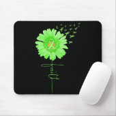 グリーンリボンデイジー信仰メンタルヘルス認識度M マウスパッド (マウス)