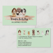 グリーンリボンペットシッタートリマードッグス 名刺 (正面/裏面)