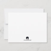 グリーンリボンホリデーパーティー招待状カード 招待状 (裏面)