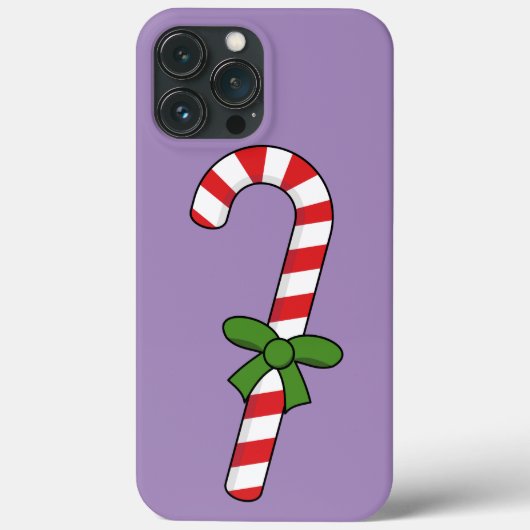 グリーンリボン付きキャンディーケーン Case-Mate iPhoneケース (裏面)