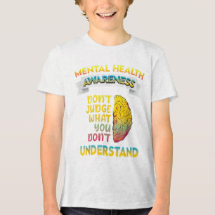 グリーンリボン戦士&;サポーター – Mental Hea トライブレンドTシャツ