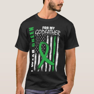 グリーンリボン教父腎臓病啓発US Tシャツ