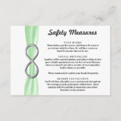 グリーンリボン シルバー インフィニティ 安全対策 エンクロージャーカード (正面)