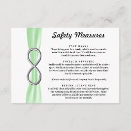 グリーンリボン シルバー インフィニティ 安全対策 エンクロージャーカード