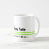 グリーンリンクオフィスデザイン コーヒーマグカップ (正面右)