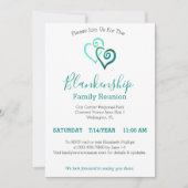 グリーンリンクハートファミリー懇親会テンプレート 招待状 (正面)