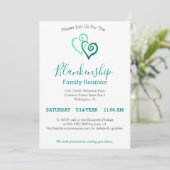 グリーンリンクハートファミリー懇親会テンプレート 招待状 (スタンド正面)